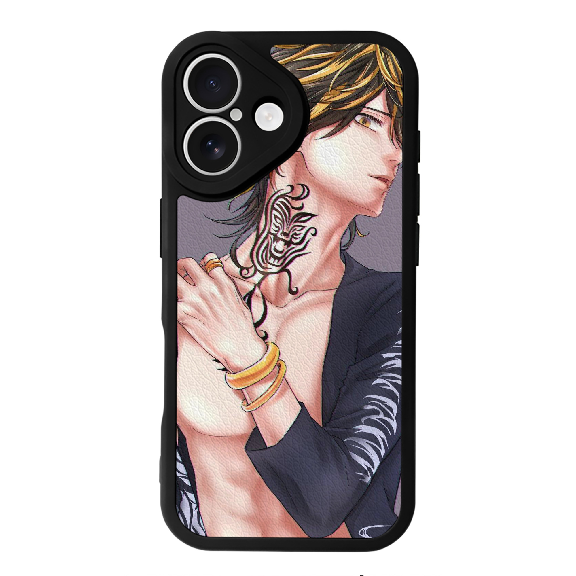 （画像用） 東京リベンジャーズ Tokyo Revengers 【iPhone 16シリーズ対応】シリコンスマホケース（レザー調） 材質：シリコン